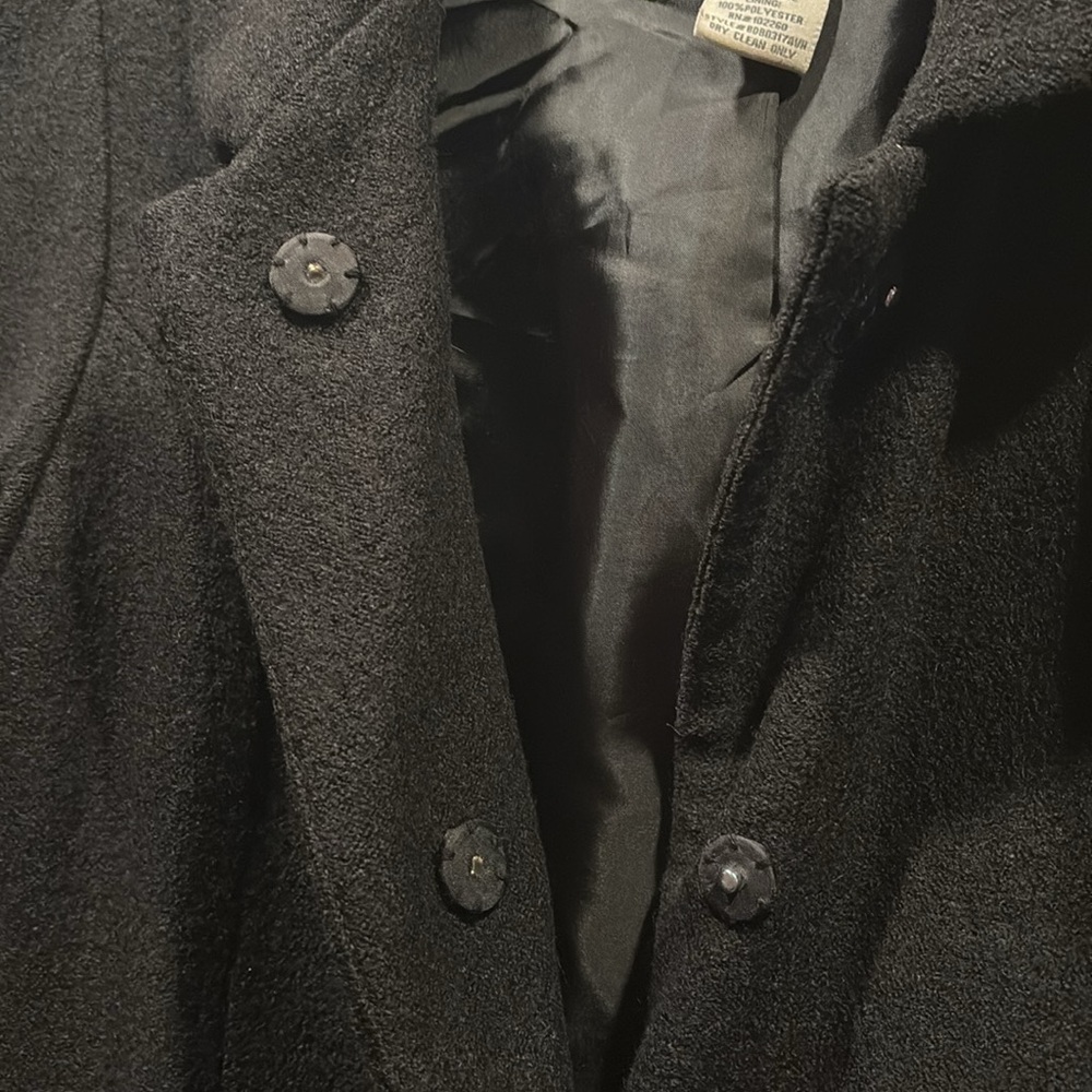 Vintage style black coat - Picture 4 of 11